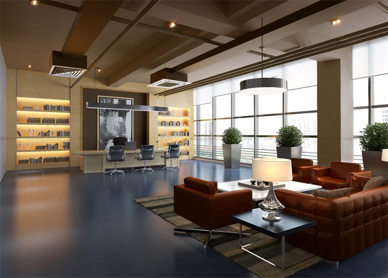 辦公室設計裝修玻璃隔斷和實體墻哪種更實用？