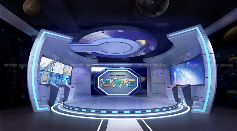 經(jīng)濟(jì)實(shí)用型展廳裝修如何用燈光劃分展廳區(qū)域以節(jié)省隔斷？